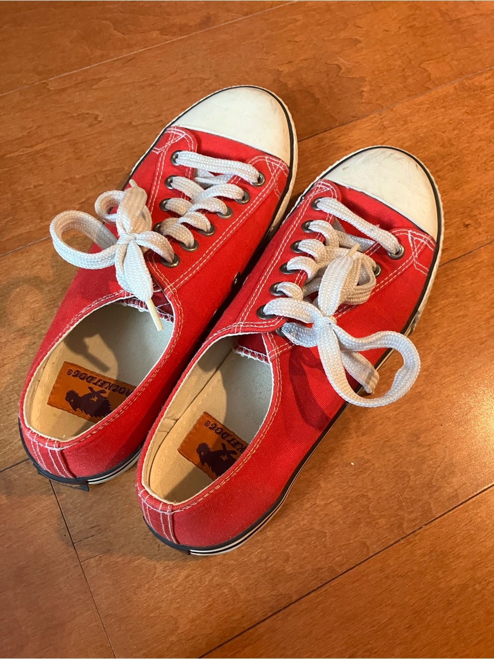 Vintage Rocket Dog Shoes, Red Rocket Dog Sneakers, Red Sneakers 7.5